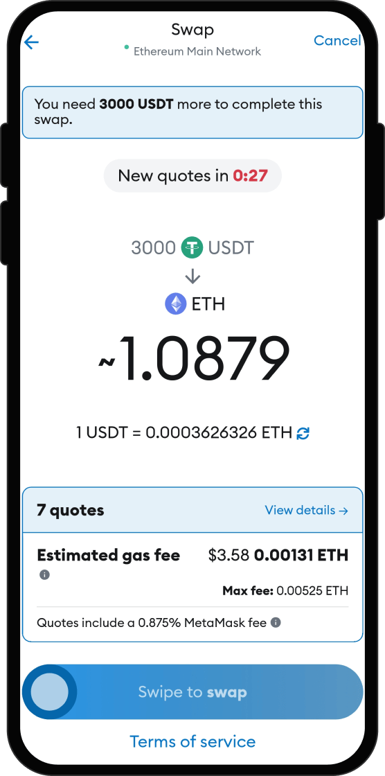 Swap Your USDT for Bear Billionaire