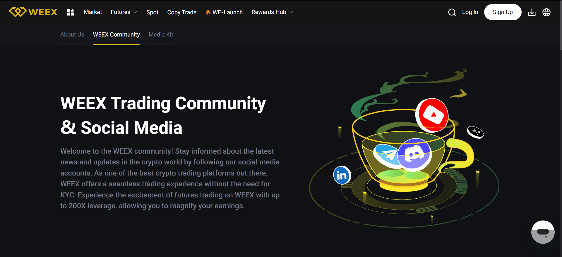 WEEX community